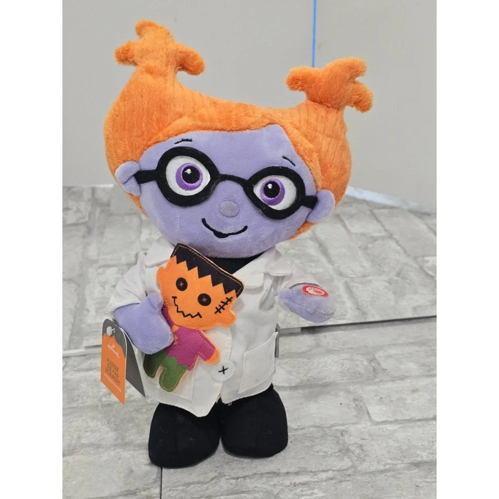 Hallmark Halloween Maddie the‎ Mad Scientist Plush Animated Monster Mash VIDEO